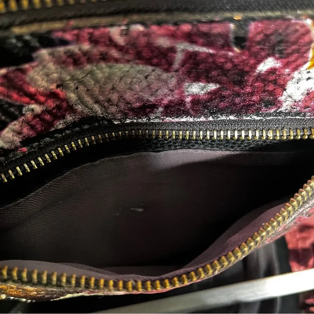 Unique custom Floral foil The Sak Loyola mini backpack shoulder bag